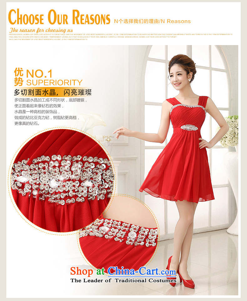 Hiv Miele wedding dresses 2015 new Korean brides bows services Princess Sau San red skirt will tie bridesmaid dress L0028 light champagne color XL Photo, prices, brand platters! The elections are supplied in the national character of distribution, so action, buy now enjoy more preferential! As soon as possible.