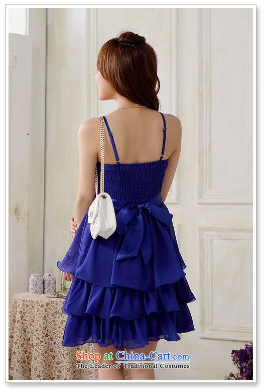  Western wind light drill Jk2.yy cake princess skirt larger evening dress small dress skirt (Feed paper clip) J9908 fine waist XXXL Blue Photo, prices, brand platters! The elections are supplied in the national character of distribution, so action, buy now enjoy more preferential! As soon as possible.