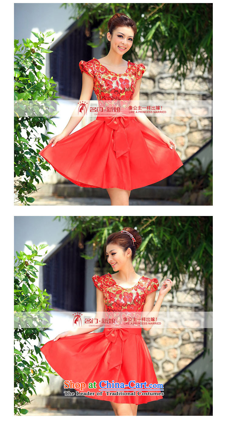 A shortage of marriages small dress bows Services 2015 new bridesmaid dress will 293 red S picture, prices, brand platters! The elections are supplied in the national character of distribution, so action, buy now enjoy more preferential! As soon as possible.