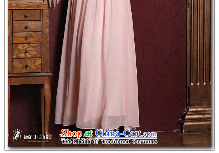 A Bride dress new dresses marriage 2015 bows services bridesmaid long elegant evening dresses 332 pink L picture, prices, brand platters! The elections are supplied in the national character of distribution, so action, buy now enjoy more preferential! As soon as possible.