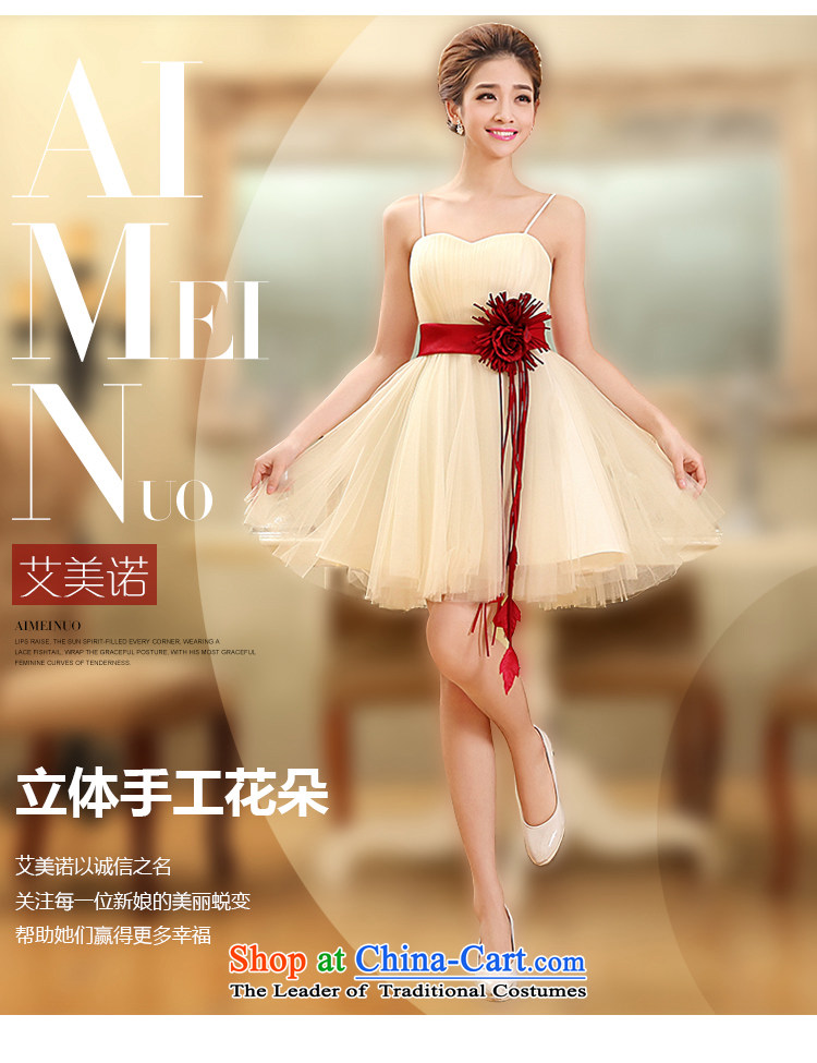 Hiv Miele wedding dresses new 2015 evening dresses marriages bows to Korean short, light champagne color will L0025 light champagne color S picture, prices, brand platters! The elections are supplied in the national character of distribution, so action, buy now enjoy more preferential! As soon as possible.