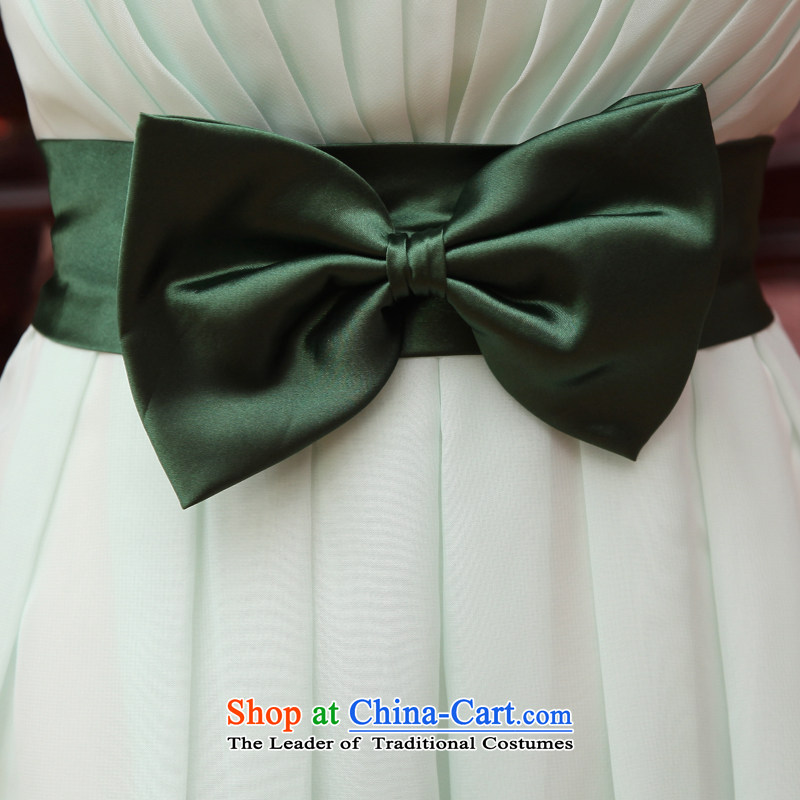 Rain-sang yi bride Wedding 2015 new Products Home Sweet bridesmaid short skirts and chest small green M days LF180 dress rain is , , , Yi shopping on the Internet