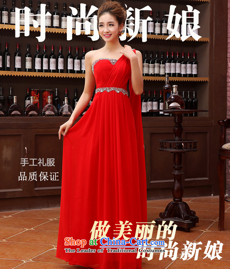 Rain-sang yi 2015 new Products Home Sweet bride wedding dresses shoulder stylish long marriage bows services LF182 RED XL Photo, prices, brand platters! The elections are supplied in the national character of distribution, so action, buy now enjoy more preferential! As soon as possible.