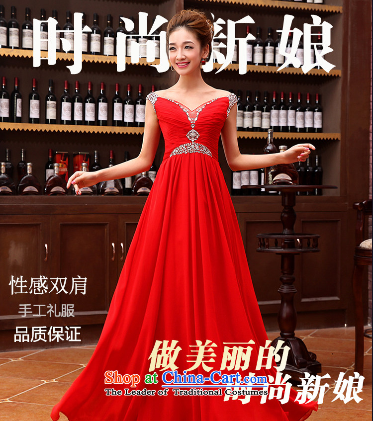 Rain-sang yi 2015 new products sweet bride wedding dresses, stylish long skirt long marriage bows services LF183 RED M picture, prices, brand platters! The elections are supplied in the national character of distribution, so action, buy now enjoy more preferential! As soon as possible.