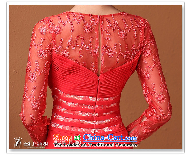 A new bride 2015 Red Dress bows dress lace 9 video thin 605 red sleeved M picture, prices, brand platters! The elections are supplied in the national character of distribution, so action, buy now enjoy more preferential! As soon as possible.