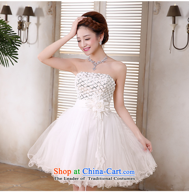 Rain-sang yi 2015 new bridesmaid small dress bride small wedding marriage and chest straps white bon bon short skirts of Princess LF189 White XL Photo, prices, brand platters! The elections are supplied in the national character of distribution, so action, buy now enjoy more preferential! As soon as possible.