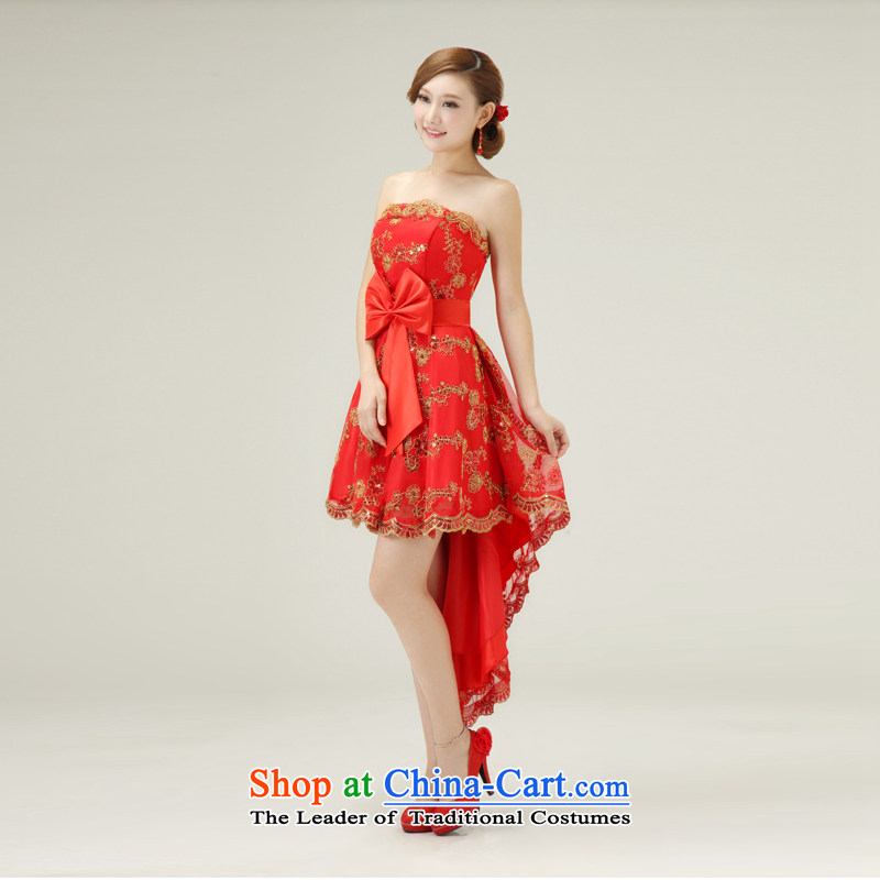 Yong-yeon and 2015 new dresses bridesmaid services will long after the former short lace dress offer made red color is not returning to size Yong-yeon and shopping on the Internet has been pressed.