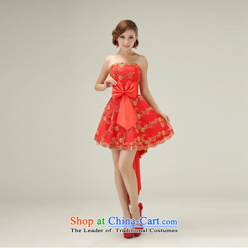 Yong-yeon and 2015 new dresses bridesmaid services will long after the former short lace dress offer made red color is not returning to size Yong-yeon and shopping on the Internet has been pressed.