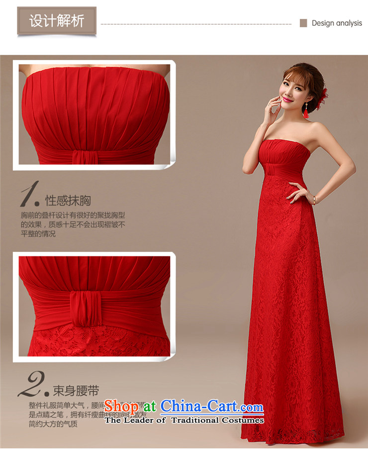 Clean the new bride Castores Magi 2015 serving modern Korean bows and chest lace Sau San Port dress coltish graphics long red zipper M picture, prices, brand platters! The elections are supplied in the national character of distribution, so action, buy now enjoy more preferential! As soon as possible.