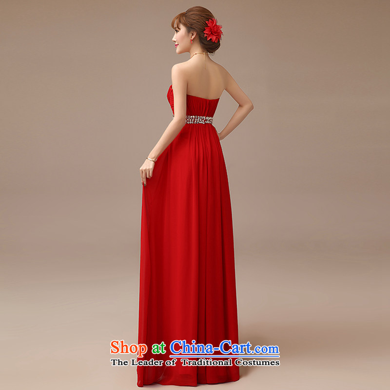 Clean the new 2015 spread red dress banquet hosted bows dress Korean large thin video   Top Loin of pregnant women serving drink red L, bridal Jie Man , , , shopping on the Internet