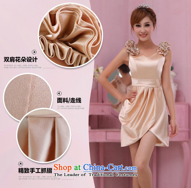 Honeymoon bridal dresses brides bridesmaid 2015 bows dress bridesmaid gathering short skirts temperament straps flowers small pink dresses L picture, prices, brand platters! The elections are supplied in the national character of distribution, so action, buy now enjoy more preferential! As soon as possible.