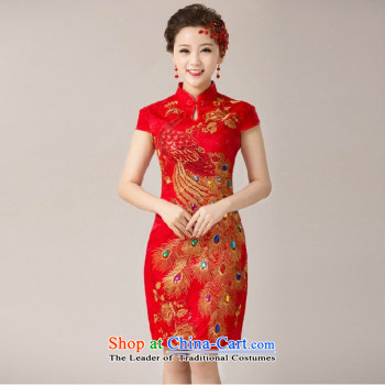 Yong-yeon and 2015 new women's skirt long red bride bridesmaid services shoulder dress bows services under the auspices of the size of the Dress red color is not a replacement for a picture, prices, brand platters! The elections are supplied in the national character of distribution, so action, buy now enjoy more preferential! As soon as possible.