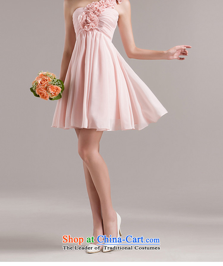 Rain-sang yi 2015 new bridesmaid dresses sweet shoulder flowers bride services sister short of bows small dress LF97 meat pink M picture, prices, brand platters! The elections are supplied in the national character of distribution, so action, buy now enjoy more preferential! As soon as possible.