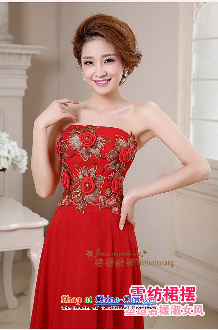 Embroidered Bride Korean is by no means a new three-dimensional wedding flower long gliding anointed chest bows dress red made does not allow for pictures, prices, brand platters! The elections are supplied in the national character of distribution, so action, buy now enjoy more preferential! As soon as possible.