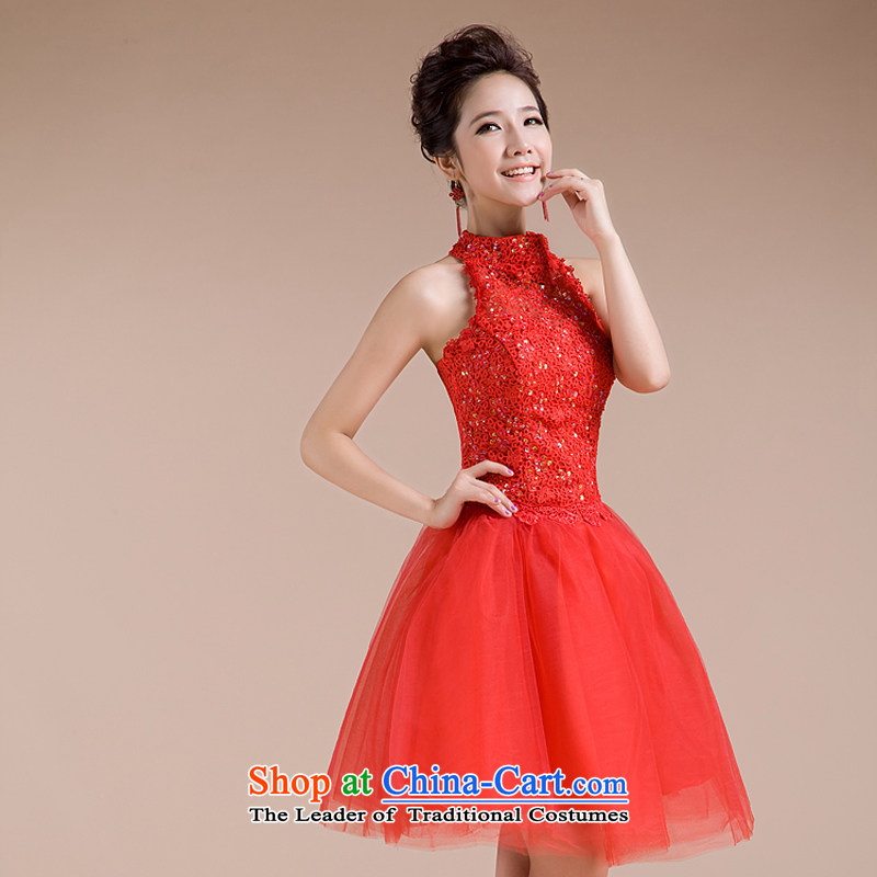 Rain-sang yi bride Wedding 2015 new red short, bows to hang the history of marriage with diamond bridesmaid small red S day LF89 dress rain is , , , Yi shopping on the Internet