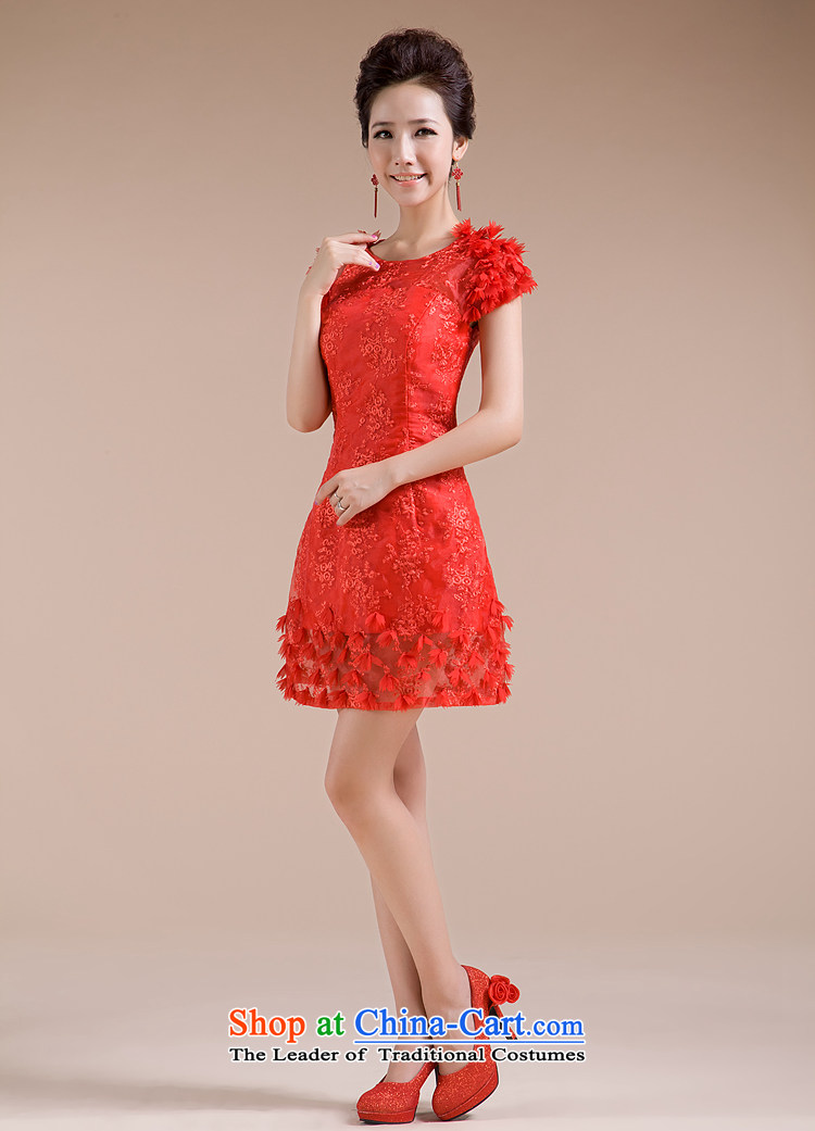 Rain-sang Yi marriages 2015 new stylish bows services red lace skirt Korean bridesmaid small dress LF108 RED XL Photo, prices, brand platters! The elections are supplied in the national character of distribution, so action, buy now enjoy more preferential! As soon as possible.