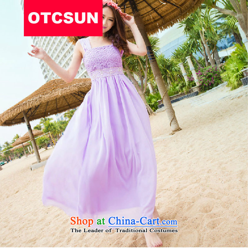 Yet Liqi 2015 Summer new long evening dresses bridesmaid evening dress banquet dress long skirt skirt 5827# violet M,OCTSUN,,, shopping on the Internet