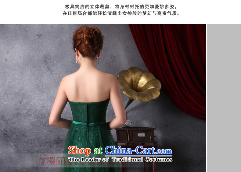 In the early 2015 new man wedding dress female Korean sleek thin graphics Sau San long evening dress winter dress dark green M picture, prices, brand platters! The elections are supplied in the national character of distribution, so action, buy now enjoy more preferential! As soon as possible.