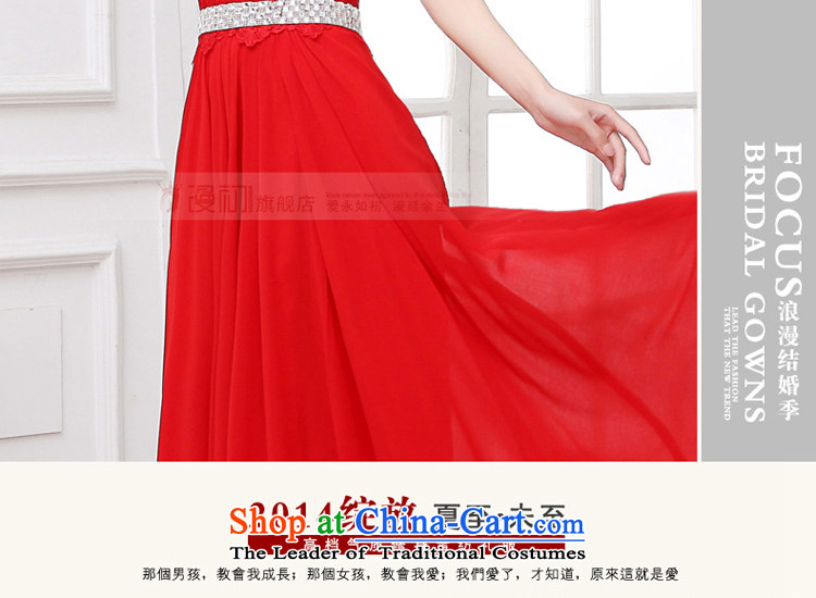 At the beginning of Castores Magi bride bows dress 2015 new lace diamond jewelry shoulder red dress moderator evening dress White XL Photo, prices, brand platters! The elections are supplied in the national character of distribution, so action, buy now enjoy more preferential! As soon as possible.
