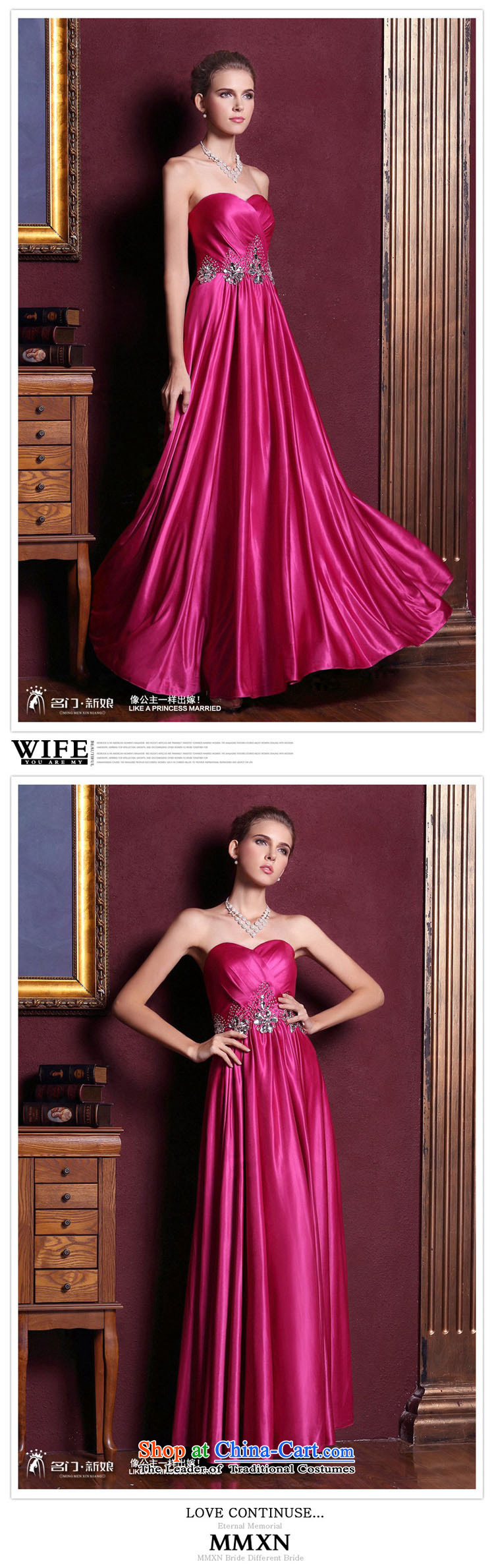 A Bride dress marriage new bows Services 2015 Long bridesmaid dress plum evening dress in RED M PHOTO 223, prices, brand platters! The elections are supplied in the national character of distribution, so action, buy now enjoy more preferential! As soon as possible.
