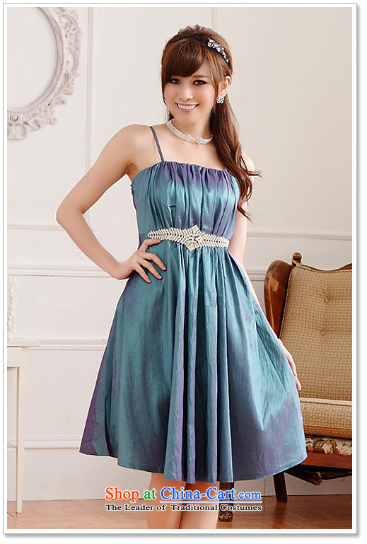  Europe and the splendid demeanor Jk2.yy aristocratic palace strap dress dinner will be sister dresses purple XL Photo, prices, brand platters! The elections are supplied in the national character of distribution, so action, buy now enjoy more preferential! As soon as possible.