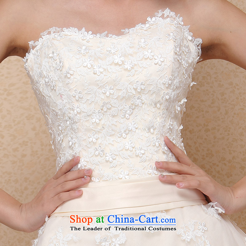 A new bride 2015 wedding dress bridesmaid dress stereo flowers princess dress 125 S, a bride shopping on the Internet has been pressed.