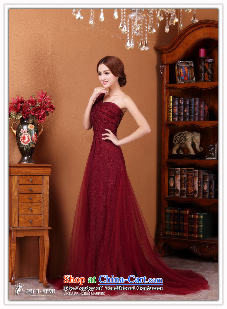 A Bride 2015 bride dress wine red tail elegant dinner serving 583 dress M picture, prices, brand platters! The elections are supplied in the national character of distribution, so action, buy now enjoy more preferential! As soon as possible.