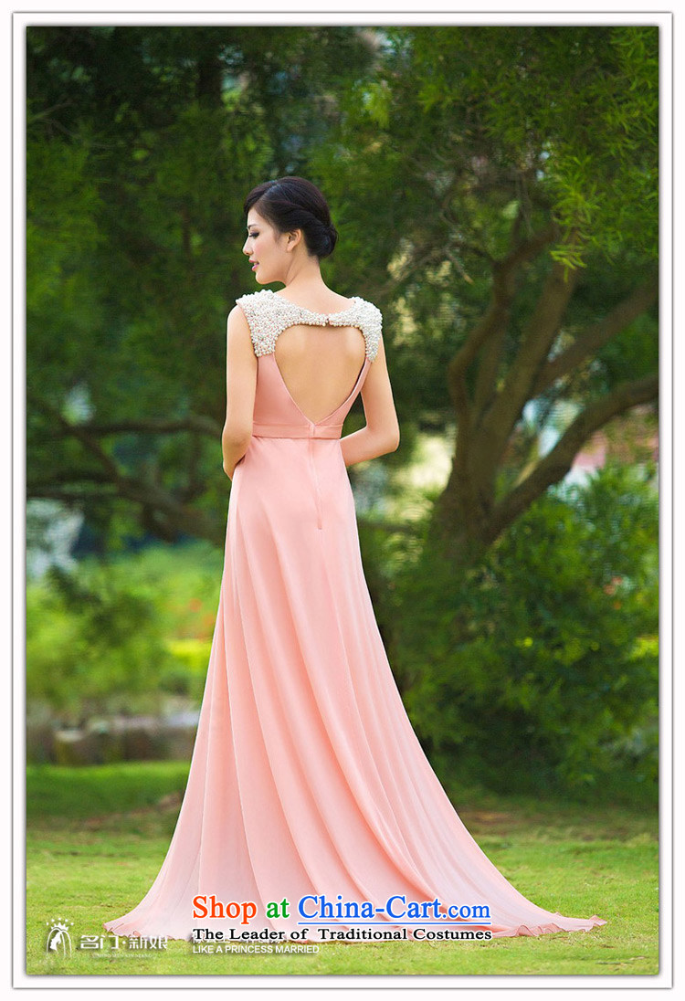 A new 2015 bride elegant stylish dress tail dinner service pink dresses 341 S picture, prices, brand platters! The elections are supplied in the national character of distribution, so action, buy now enjoy more preferential! As soon as possible.