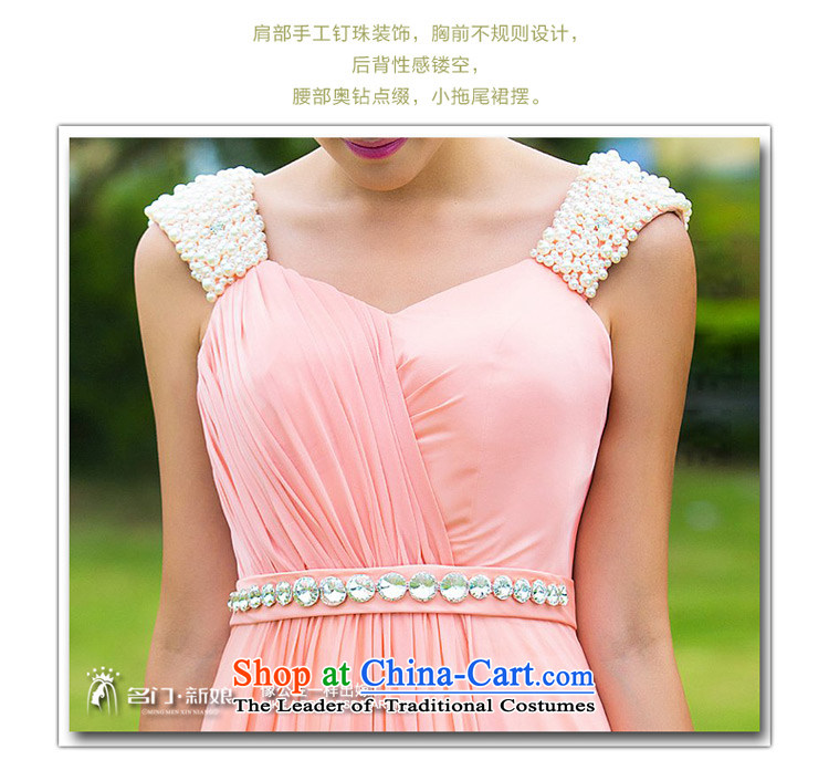 A new 2015 bride elegant stylish dress tail dinner service pink dresses 341 S picture, prices, brand platters! The elections are supplied in the national character of distribution, so action, buy now enjoy more preferential! As soon as possible.