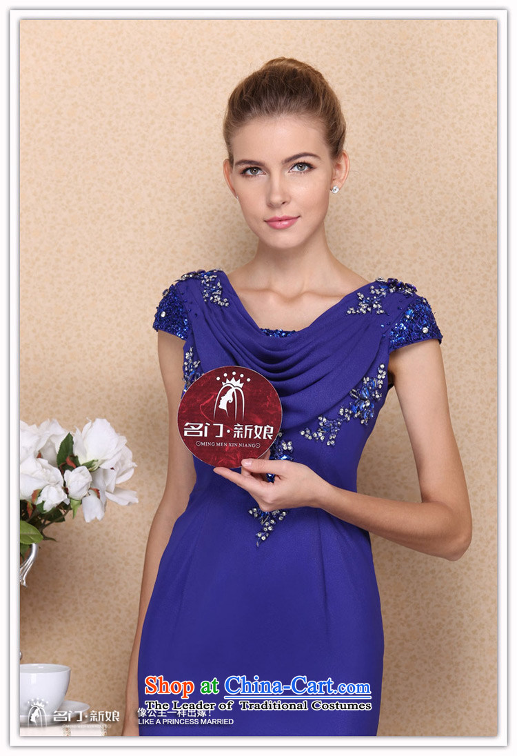 A new dresses bride 2015 royal blue Tail dress drill elegant wedding dresses manually 693 L picture, prices, brand platters! The elections are supplied in the national character of distribution, so action, buy now enjoy more preferential! As soon as possible.