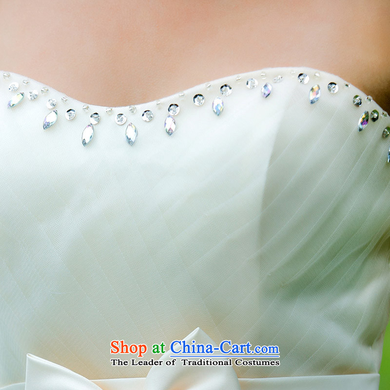 A new bride bride 2015 dress sweet bridesmaid dress princess small dress a bride 336 L, , , , shopping on the Internet