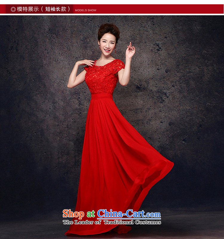 7 7 color tone classic 2014 new bride dress red marriage bows services retro lace back door onto L001 Dress Short-sleeved long tailored picture, prices, brand platters! The elections are supplied in the national character of distribution, so action, buy now enjoy more preferential! As soon as possible.