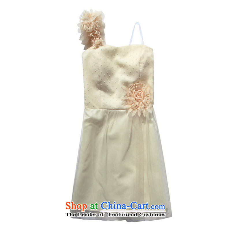  Western style single Jk2.yy shoulder botanists gauze dinner will be short of dress straps skirt (feed) White with both stealth code ,JK2.YY,,, shopping on the Internet