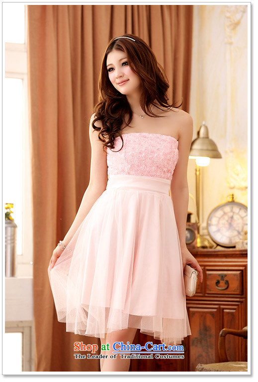  The Korean version of the aristocratic Jk2.yy romantic Rose foutune gauze wiping the chest short of dress and sisters dresses White XL Photo, prices, brand platters! The elections are supplied in the national character of distribution, so action, buy now enjoy more preferential! As soon as possible.