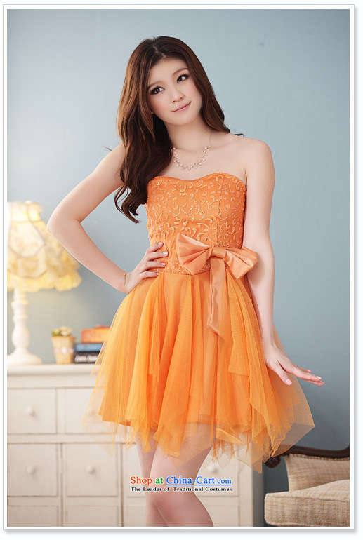  Dinner will be short of Jk2.yy maximum code at the end of mission dress bridesmaid chest skirt (feed) colored orange with invisible XXXL picture, prices, brand platters! The elections are supplied in the national character of distribution, so action, buy now enjoy more preferential! As soon as possible.