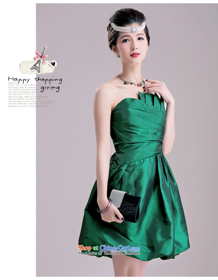The end of the light (MO) QIAN elegant beauty chest fold lanterns petticoats small dress female foreign women's dress skirt bows to green XL Photo, prices, brand platters! The elections are supplied in the national character of distribution, so action, buy now enjoy more preferential! As soon as possible.