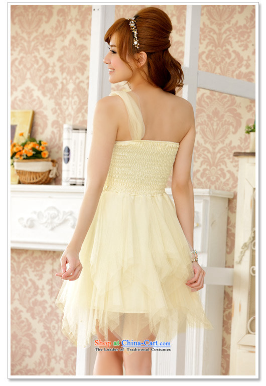  Aristocratic Jk2.yy gauze Princess Dinner will be short of mission bridesmaid dress stylish shoulder larger dresses Black XL Photo, prices, brand platters! The elections are supplied in the national character of distribution, so action, buy now enjoy more preferential! As soon as possible.