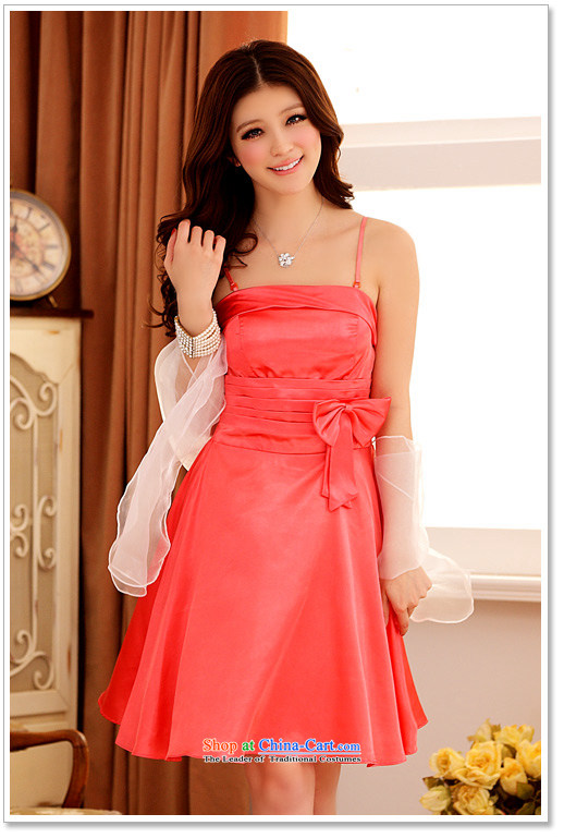  The Korean version of the aristocratic Jk2.yy Princess Victoria Junction Dinner Drive Fan is short of dress larger strap bridesmaid mission dress dresses champagne color codes are pictures, prices, brand platters! The elections are supplied in the national character of distribution, so action, buy now enjoy more preferential! As soon as possible.