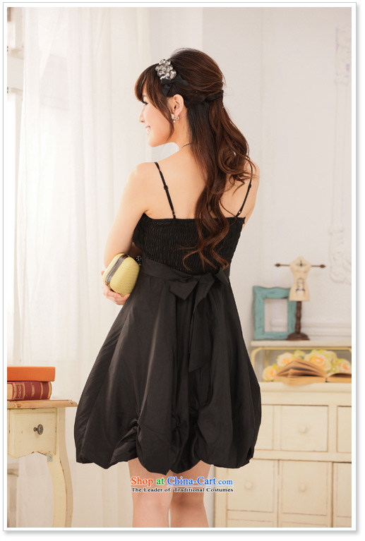  The Korean version of the aristocratic Jk2.yy Princess van lanterns skirt dinner strap bridesmaid dress short skirt, black XXL picture, prices, brand platters! The elections are supplied in the national character of distribution, so action, buy now enjoy more preferential! As soon as possible.
