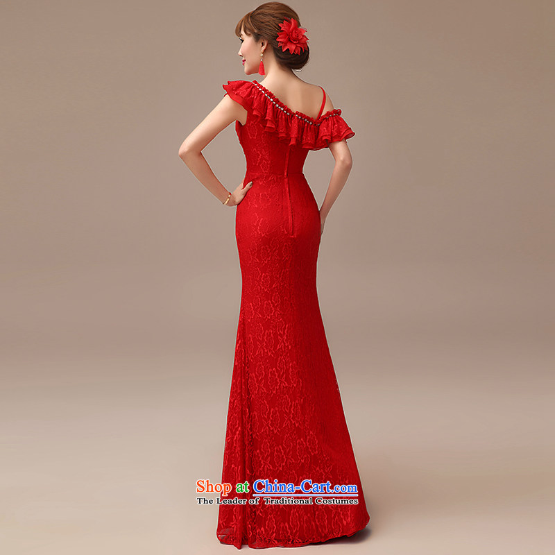  In spring and summer 2015 Man Jie new marriages bows services shoulder strap with red video word thin shoulders bows to Red M Kit Man , , , shopping on the Internet