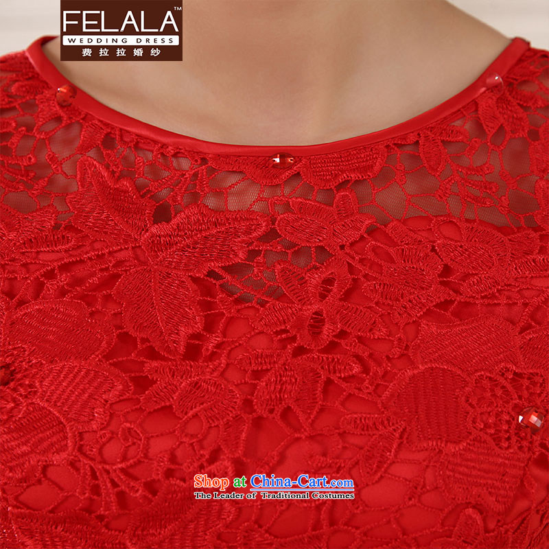 Ferrara ♀ 2015 new wedding dresses red Chinese cheongsam dress short of marriages bows Services Mr Ronald RED M Suzhou shipment of Ferrara wedding (FELALA) , , , shopping on the Internet