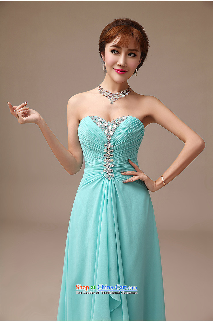 Clean the new 2015 diffuse marriages bows services Korean wiping the chest of diamond ornaments skyblue Sau San dropped gown, Blue M picture, prices, brand platters! The elections are supplied in the national character of distribution, so action, buy now enjoy more preferential! As soon as possible.