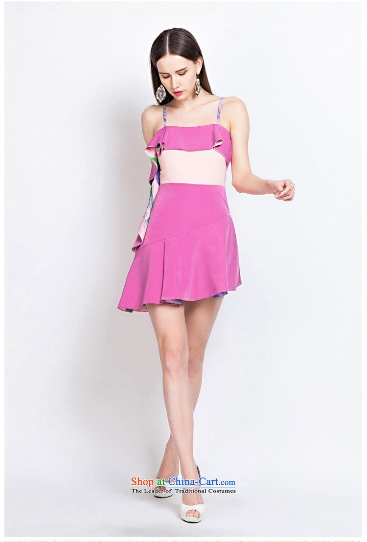 Yi Ge lire /YIGELILA splash of color retro strap skirt Fashion billowy flounces small dress skirt short skirt red 6574 S picture, prices, brand platters! The elections are supplied in the national character of distribution, so action, buy now enjoy more preferential! As soon as possible.