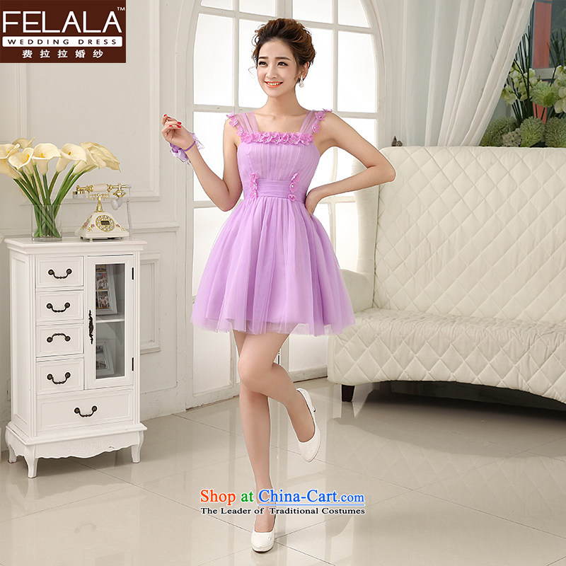 Ferrara?2015 evening dresses moderator bows to purple short of spring and summer gown bridesmaid larger bridesmaid skirt bridesmaid clothing?C?S mission?Suzhou Shipment