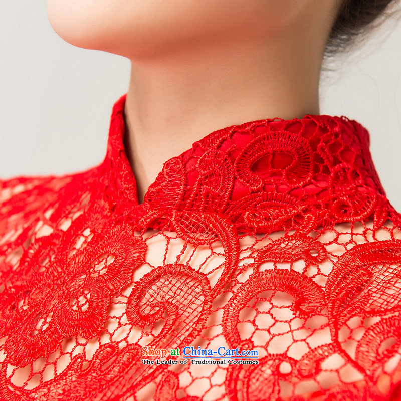 Recalling that hates makeup and bride bows services 2015 small dress new red lace Sau San Graphics) Dress Short Thin Red M, recalled that the red L13742 makeup shopping on the Internet has been pressed.