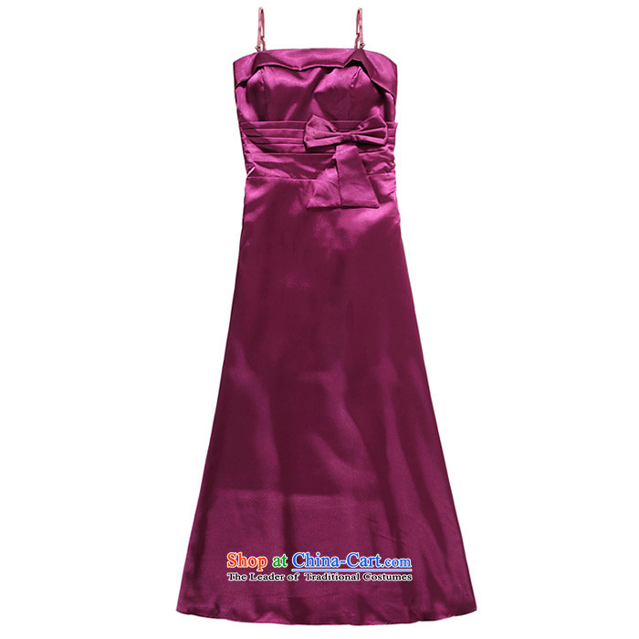  Aristocratic magnificent Slop buckets Jk2.yy Sau San emulation silk straps moderator dinner dress large long skirt purple are code pictures, prices, brand platters! The elections are supplied in the national character of distribution, so action, buy now enjoy more preferential! As soon as possible.