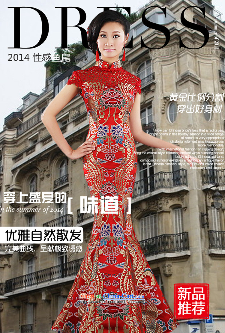 Embroidered brides is by no means a crowsfoot wedding dresses qipao bride bows Services New 2015 retro improved marriage wedding long summer red S Suzhou shipment picture, prices, brand platters! The elections are supplied in the national character of distribution, so action, buy now enjoy more preferential! As soon as possible.