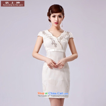 Yong-yeon and 2015 Summer Wedding bride wedding dress sweet princess bon bon skirt package shoulder lace short-sleeved short of straps for wedding white color is not a replacement for a picture size, prices, brand platters! The elections are supplied in the national character of distribution, so action, buy now enjoy more preferential! As soon as possible.