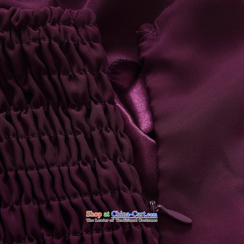  High atmospheric fine Jk2.yy diamond chain tension Foutune of black poverty larger dresses chiffon long skirt dinner dress purple size height and weight ratio details involving advisory services ,JK2.YY,,, shopping on the Internet