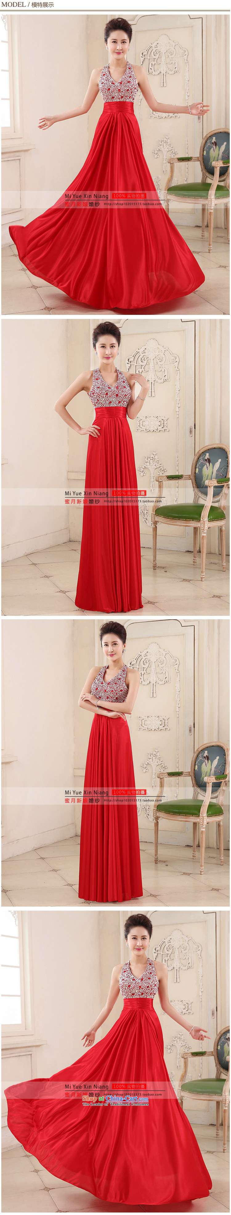 Honeymoon bride spring and summer 2015 new products bows dress long stylish chiffon hang also chaired the annual performance service dress red L picture, prices, brand platters! The elections are supplied in the national character of distribution, so action, buy now enjoy more preferential! As soon as possible.